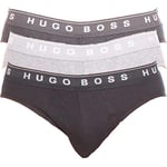 BOSS Men's 3p Us Cobrief Us Co 10145963 01brief Us Cobrief Us Cobreve Us Cobreve Us Cobrie Briefs, Charcoal/Black/Dark Grey, L UK