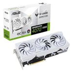 ASUS TUF Gaming NVIDIA GeForce RTX 4070 Ti Super White OC Edition – Carte Graphique Gaming (16GB GDDR6X, PCIe 4.0, HDMI 2.1a, DisplayPort 1.4a)