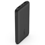 Belkin Batterie externe 10K Boost Charge avec câble USB-A vers USB-C Noir