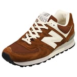 New Balance 576 Made In England Mens Casual Trainers in Brown White - 8.5 UK