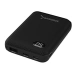 Sabrent 10000 mAh Mini Power Bank Portable Charger - One Cable Solution (PB-YS10)