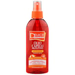 Delice Solaire Spf10 - Huile solaire en spray pour cheveux protecteurs, vitamine E et filtre UV, protège les cheveux des effets du soleil, testé dermatologiquement - 150 ml