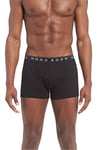 Hugo Boss Men's 3-Pack Stretch Cotton Regular Fit Trunks, Multi Black, S (Pack of 3)