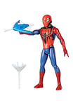 Marvel Spider-Man – Figurine Titan Hero Blast Gear avec lanceur et projectile - 30 cm