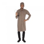 Bristol Novelty Mens Long Detective Costume - XL