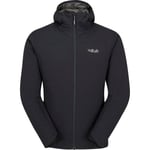 RAB Mens Xenair Alpine Light Jacket (Svart (BLACK (BLACK)) X-large)