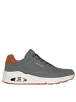 Skechers Uno Suited On Air Trainers, Khaki, Size 6, Men