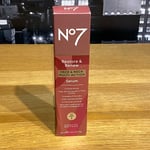 🟢 No7 Laboratories Restore Renew Face & Neck Multi-Action Serum 50ml Original