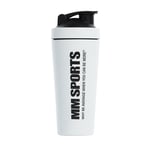 MM Sports Steel Shaker V2, hvid - 880 ml