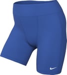 Nike Short W NP Lpp 15,2 cm Mid Thigh Length Tight, Bleu Roi/Noir/Blanc, XL Femme