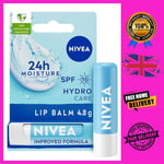 NIVEA Lip Balm Hydro Care with SPF 15 (4.8g),Hydrating Lip Balm with Shea Butter