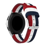 Nylonarmband Polar Vantage M2 blå/vit/röd