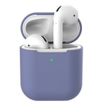 Apple Airpods silikonfodral till laddningsetui - Lila