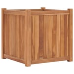 AUCUNE Jardinière - Bac A Fleur 50x50x50 cm Bois de teck solide *9584052 *