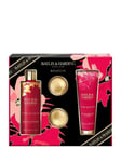 Lahjasetti naisille Baylis & Harding Boudiore Cherry Blossom Luxury Bathing Treats: kylpypallot 2 x 75 g + suihkuvoide 300 ml + käsi- ja vartalomaito 200 ml