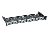 Schneider Actassi Evolution S-One - Koblingspanel - Cat 6 - Stp - Rj-45 X 24 - Mørk Grå, Ral 7016 - 1U - 19"