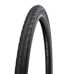 Schwalbe Delta Cruiser Plus PunctureGuard TwinSkin Green Compound Tyre, Black/Reflective, 32-622 (700x32C)