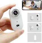 Mini Caméra Cachée HD1080p,Camera Espion sans Fil 140 Degree Wide Angle Recording Small Camera with Motion Detection Night Vision Mini Body Cam for Indoor Outdoor Surveillance.[G295]