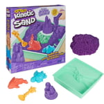 Kinetic Sand - Coffret Château Bac à Sable 454G - Sable Naturel pour Créations Solides et Colorées