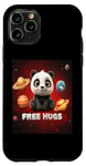 iPhone 11 Pro FREE HUGS - PANDA IN SPACE / COSMIC bear for boys girls Case