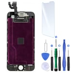 Ecran Complet Remplacement pour iPhone 6 Noir avec Verre Trempe +Kit