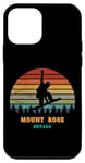 Coque pour iPhone 12 mini Mount Rose Tahoe Nevada Vintage Sun Snowboard Snowboarder