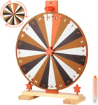 Roue de Fortune 37CM avec Roue de Loterie Personnalisée 24 Slots, Roue de Fortune Effaçable à Sec, Roue de la Chance 24 Fentes Colorées, Jeu de Cinq Couleurs Roue pour l'Activité d'Enseignement.[G809]