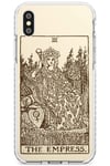 The Empress Tarot Card Cream Impact Phone Case for iPhone Xs TPU Protective Light Strong Cover with Psychic Astrology Fortune Occult Magic