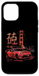 Coque pour iPhone 12/12 Pro JDM Tokyo Japan Golden Gate Bridge 86 Voiture japonaise de drift