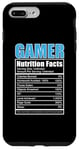 Coque pour iPhone 7 Plus/8 Plus Gamer Nutrition Facts Boys Jeu vidéo Funny Level Console