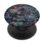 Grande vague japonaise Sakura Koi Japon Femmes PopSockets PopGrip Adhésif