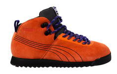 Puma Roma Hiker Orange Suede Leather Outdoor Lace Up Mens Trainers 353795 05 - Size UK 4