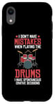 Coque pour iPhone XR Drums Instrument Funny Playing Musical Leçon