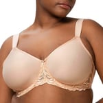 Triumph BH Modern Finesse Minimizer Underwire Bra Beige D 80 Dame