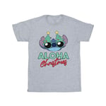 Disney Herr Lilo And Stitch Julgran Tröjor T-Shirt 5XL S Sports Grey 5XL