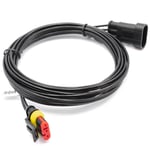 vhbw Câble basse tension tondeuses à gazon/robots compatible avec Gardena Robotic SILENO life (2019) - 3 m