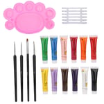 Nail Art Brush Pen Nail Art Palette Nail Gel Polish Pen Holder Manicure Nail BST