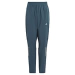 adidas Unisex Kids AEROREADY 3-Stripes Pants, Arctic Night/Reflective Silver, 11-12 Years