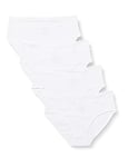 DIM Culotte Femme Maxi & Confort Coton Féminine x4, Blanc, XXL