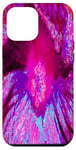 iPhone 12 Pro Max Psychedelic Purple and Magenta Hibiscus Flower Case