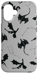 iPhone 16 Black Dragon Celestial Stars Mystical Dark Aesthetic Case