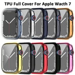 41MM 45MM Shell TPU Protector Protective Case Cover For Apple Watch 7 41mm 45mm