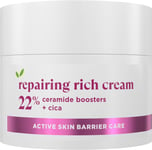 Simple Repairing Rich Face Cream Facial Moisturiser with 22% Ceramide Boosters, 