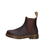 DR MARTENS Mixte Chelsea Boot, Dark Brown Crazy Horse, 40 EU