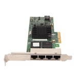 PCIe-verkkokortti 10 100 1000 Mbps 4 RJ45-porttia 5.0GT/S rajapintanopeus LAN NIC-kortti palvelinlähetystä varten