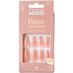 Kiss Inc. Kiss Bare But Better False Nails - Nude Glow (28 Nails & Adhesive 2g)