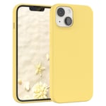 For Apple iPhone 14 Silicone Cover Phone Case Protection Back Cover Yellow