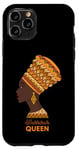 iPhone 11 Pro Warrior Queen Black Afro Women Black History Month Case