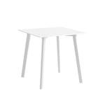 HAY - CPH Deux 210 2.0 Table Pearl White Lacquered Beech Frame L75 X W75 X H73 Pearl White Top Pearl White Lacquered Beech Edge - Matbord - Ronan & Erwan Bouroullec - Vit - Trä