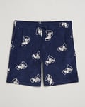 Polo Ralph Lauren Cotton Terry P Wing Drawstring Shorts Cruise Navy